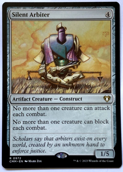 MTG Silent Arbiter Commander Masters 0972 NM Rare - Image 1