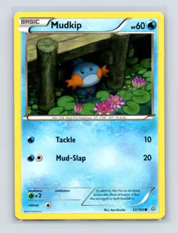 Pokemon TCG Mudkip 33/160 XY - Primal Clash Normal LP - Image 1