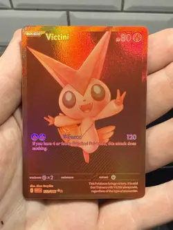 Red Victini English Pokemon White Flare Black Bolt WHT EN 172/086 - Image 3