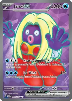 Moderately Played, English Pokemon Holo Jynx ex - 191/165 - Ultra Rare SV - 151 - Image 1