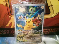 Pokemon tcg pikachu black star promo illustration rare pokemon tcg sealed - Image 1