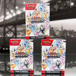 Prismatic Evolutions Booster Bundle - Lot of 3 - Pokemon TCG - New / Sealed - Image 1