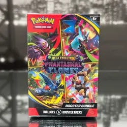 Phantasmal Flames Booster Bundle - Pokemon TCG - New / Factory Sealed - Image 1