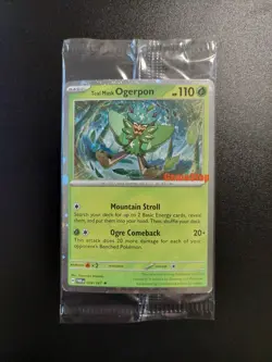 Pokemon TCG Teal Mask Ogerpon 024/167 Twilight Masquerade Gamestop Promo NM 💫 - Image 2
