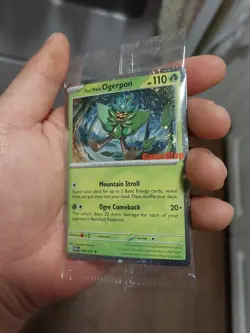 Pokemon TCG Teal Mask Ogerpon 024/167 Twilight Masquerade Gamestop Promo NM 💫 - Image 4