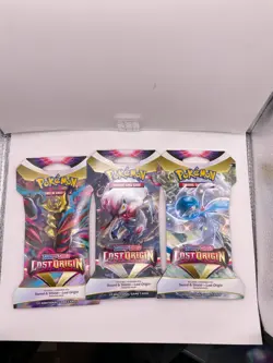Pokemon Lost Origin Sleeved Booster Pack Art Set - 3 Packs NEW SEALED* - Image 1