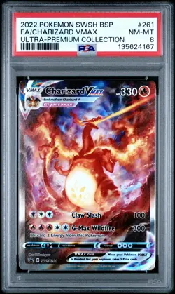 Charizard Vmax SWSH261 Holo Promo Pokemon PSA 8 *167 - Image 1