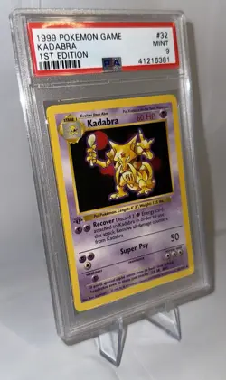 1999 Pokemon Base Set #32 Kadabra - 1st Edition - PSA 9 MINT - Image 4