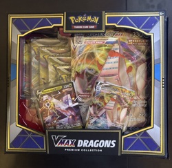Pokemon VMAX DRAGONS Premium Collection Box Rayquaza & Duraludon SEALED NEW - Image 1