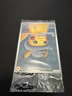 Pokemon TCG Pikachu with Grey Felt Hat SVP 085 Scarlet & Violet Promo Sealed - Image 4