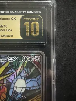 CGC 10 PRISTINE Pokemon Moltres & Zapdos & Articuno GX SM210 Hidden Fates Promo - Image 5
