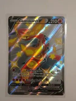 Centiskorch V SHINY SV108/SV122 Shining Fates NM Full Art Ultra Rare Pokemon - Image 1