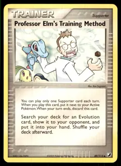 2005 EX - Unseen Forces Professor Elm’s Training Method Uncommon #89 - Image 1