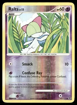 2007 Diamond & Pearl - Secret Wonders Reverse Holo Ralts Basic/Common #102 - Image 1