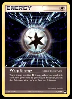 2007 EX - Power Keepers Warp Energy Uncommon #91 - Image 1