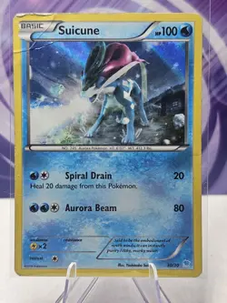 Suicune (30 - Holo) 30/30 XY Trainer Kit: Pikachu Libre & Suicune Holo for sale online - Image 1