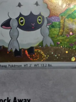 Wooloo 222/264 Fusion Strike Holo Swirl Common Pokemon Card 2021 SWIRL - Image 2