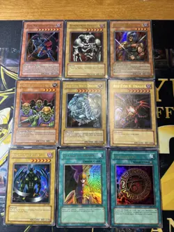 Vintage Yugioh Card Holo Collection 9 Cards #15 Ultra Rares IOC MRD MRL PSV JMP - Image 1