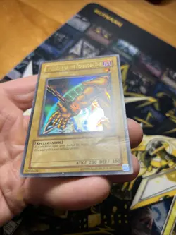 Vintage Yugioh Card Holo Collection 9 Cards #34 LOB EXODIA SET GOD CARDS - Image 2