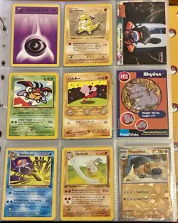 Vintage Pokemon Card Collection - No Binder Lot 5 Pages - Holo - Modern LP/NM - Image 3