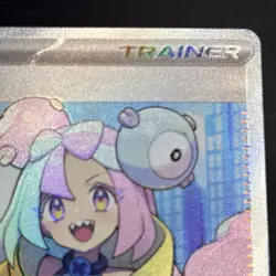 Pokemon TCG Iono Full Art Trainer SVP 124 Black Star Promo Card Holo NM - Image 4