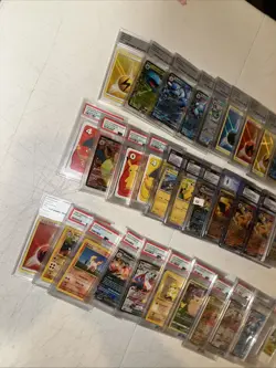 TCG Trading Card Lot Bundle Bulk Of 31 Common Assorted Various Pokemon Graded - Image 2