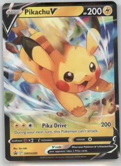 Pikachu V - Promo SWSH: Sword & Shield Promo Cards SWSH285 NM - Image 1
