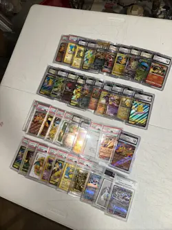 TCG Trading Card Lot Bundle Bulk Of 40 Common Assorted Various Pokemon Graded - Image 1