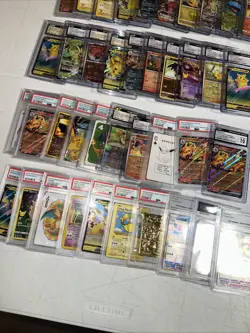 TCG Trading Card Lot Bundle Bulk Of 40 Common Assorted Various Pokemon Graded - Image 2