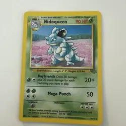 Nidoqueen 23/64 Jungle Set Holo RARE Pokemon Card HP - Image 1