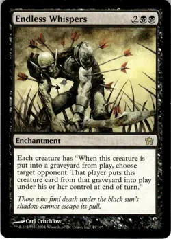 2004 Magic The Gathering Fifth Dawn Endless Whispers #49 Light Play - Image 1