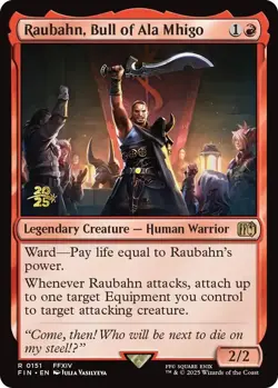 Raubahn, Bull of Ala Mhigo [FINAL FANTASY Prerelease Promo] - Image 1