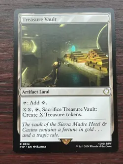 1x TREASURE VAULT - Fallout - MTG - Magic the Gathering - Image 1