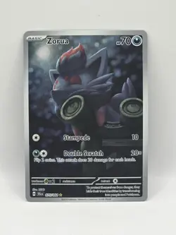 Pokemon TCG Zorua 75/64 Shrouded Fable Illustration Rare - Image 1