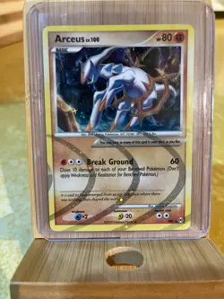 Pokemon TCG Arceus AR8 LV. 100 Platinum Holo Rare 2009 Edition - Image 1