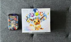 Pokemon Prismatic Evolutions ETB Elite Trainer Box + 1x MEGA EVO Mini Tin Sealed - Image 1