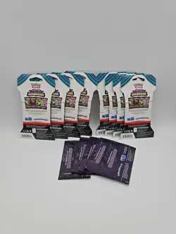 8x Pokemon Twilight Masquerade Sleeved Booster Packs + 5 Trick Or Trade Packs - Image 2