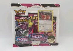Pokemon TCG Fusion Strike 3 Pack Blister Eevee Promo | Brand New & Sealed #1 - Image 1