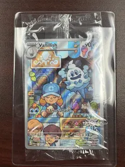 Pokemon TCG Vanillish 190/182 Holiday 2025 Snowflake Stamp Promo SEALED - Image 1