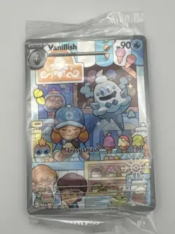 Pokemon TCG Vanillish 190/182 Art Rare Promo Sealed - Snowflake Stamped - Image 1