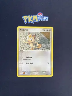 Pokemon TCG Meowth FireRed & LeafGreen 69/112 Regular MP. - Image 1