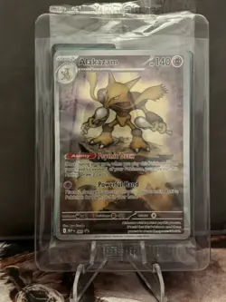 Pokemon ALAKAZAM MEP 009- Mega Evolution - ILLUSTRATION RARE PROMO - Sealed - Image 1