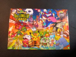Pokemon 2025 DKV Collectoons Halloween Gengar & Starters 148 Circle Holo Peru - Image 1