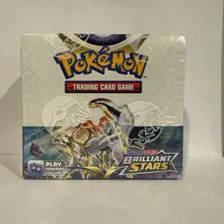 Pokemon TCG Brilliant Stars Booster Box Factory Sealed Sword & Shield Era - Image 1