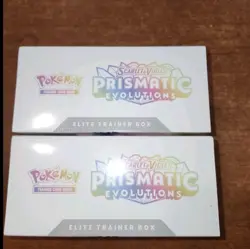 2 Prismatic Evolutions ETB Pokemon Dollar General Boxes 2x - Image 2