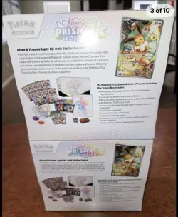 2 Prismatic Evolutions ETB Pokemon Dollar General Boxes 2x - Image 3