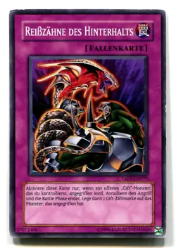 Yu-Gi-Oh! PLAYED/POOR Reisszahne des Hinterhalts Common - Image 1