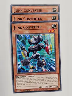 Yu Gi Oh - 3x L5DD-ENY14 Junk Converter - Common - Image 1