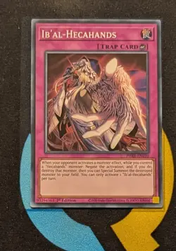PHRE-EN010 Ib'al Hecahands Super Rare 1st Edition YuGiOh - Image 1