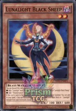 1st Ed Lunalight Black Sheep SHVI-EN011 Yugioh - Image 1